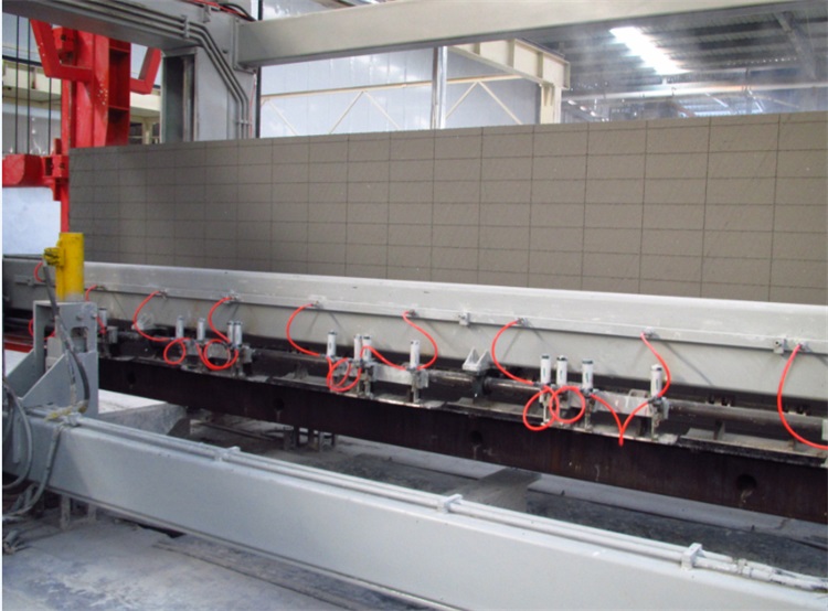 陜西滿意環保建材有限公司加氣磚生產線生產工藝流程